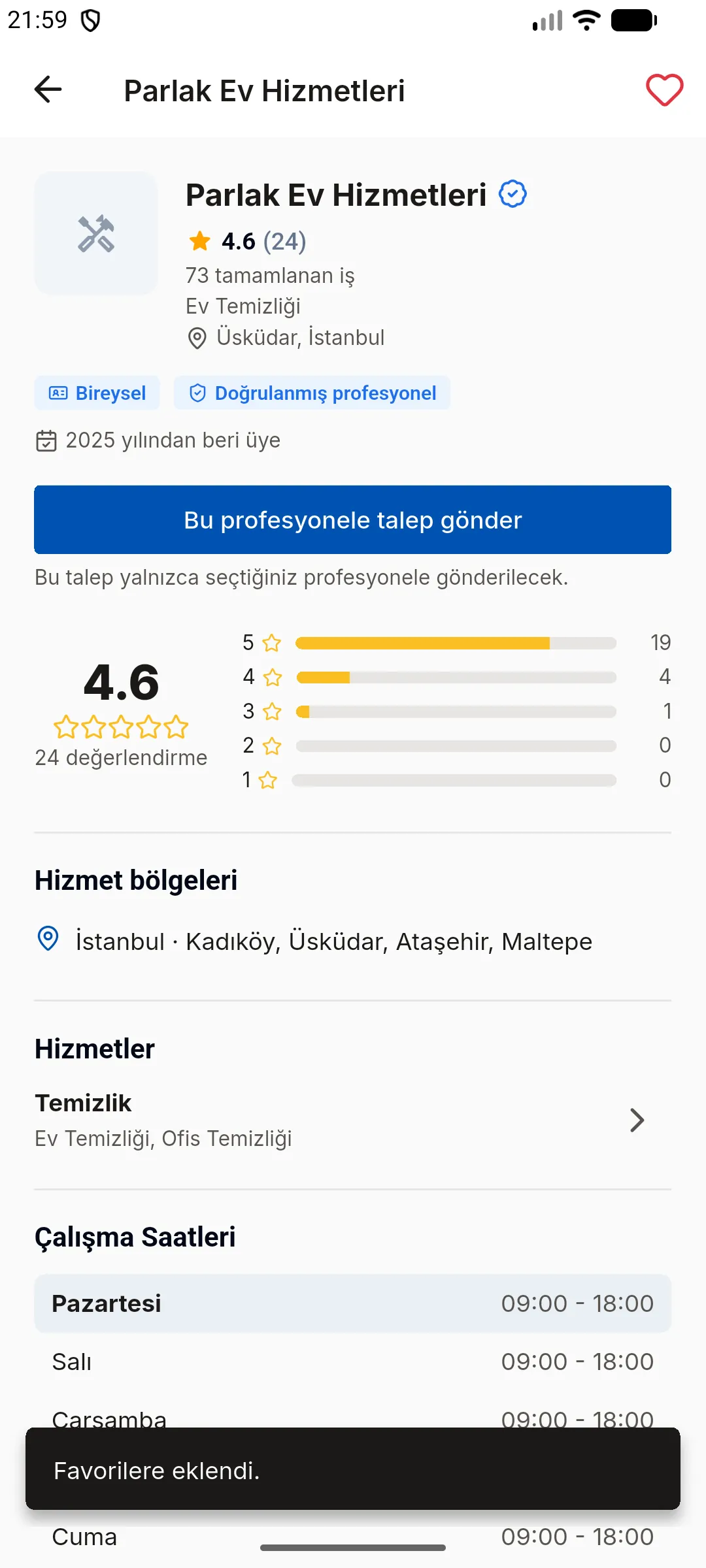 1. adım: Favorilere ekleyin