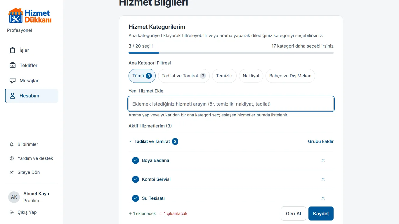 4. adım: Değişiklikleri kaydedin