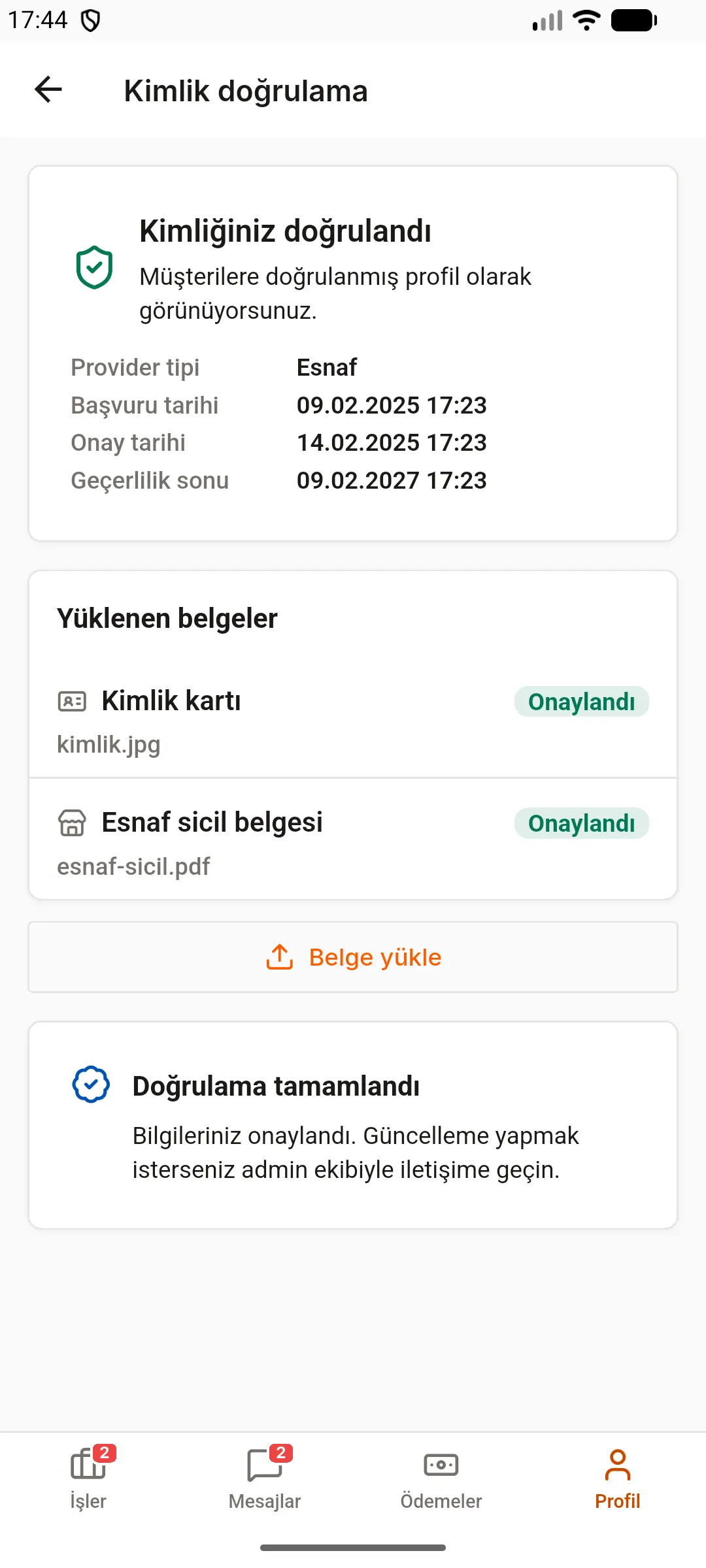 5. adım: Durumu takip edin