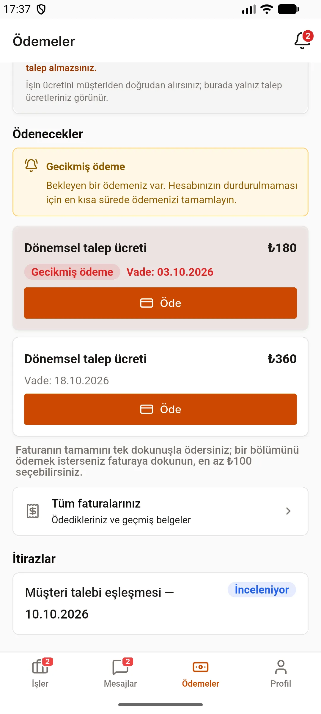 3. adım: İtirazınızı takip edin